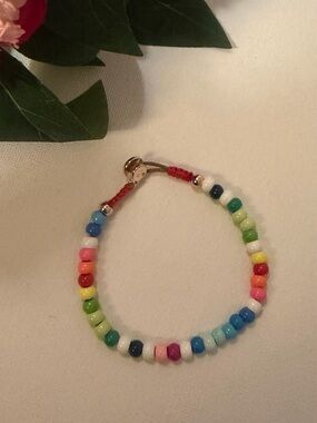 Roxanne Assoulin Authentic Multicolor Enamrl Beaded Bracelet New